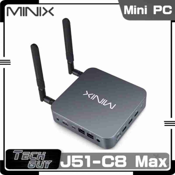 MiniX【J51-C8 Max】8GB RAM / 512GB M2 / Win11 Pro