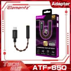 Elementz【ATF-85Q】USB-C to DAC 3.5mm Adapter