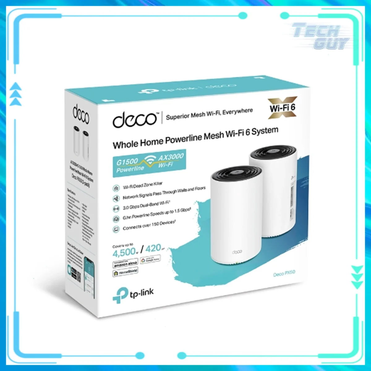 TP-Link Deco PX50 WiFi 6 AX3000 雙頻路由器 2