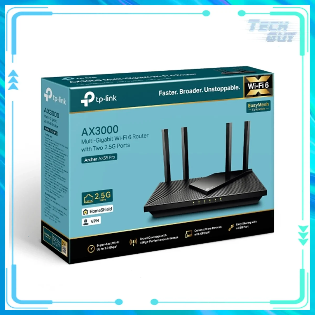 TP-Link Archer AX55 Pro WiFi 6 AX3000 雙頻路由器 2