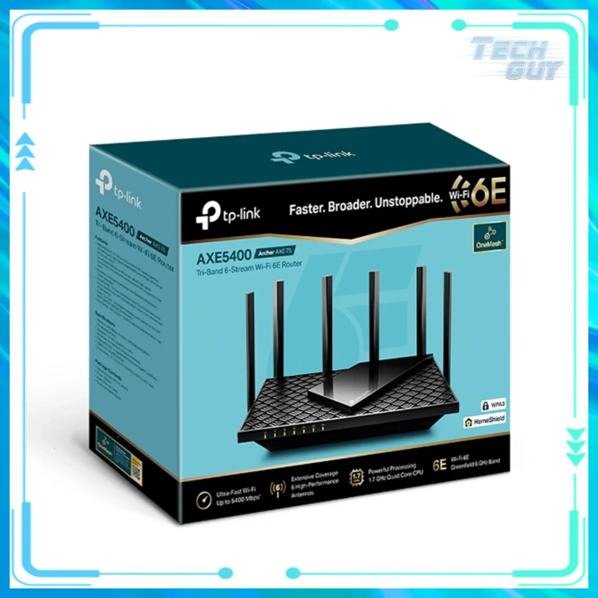 TP-Link Archer AXE75 WiFi 6E AXE5400 三頻路由器 2