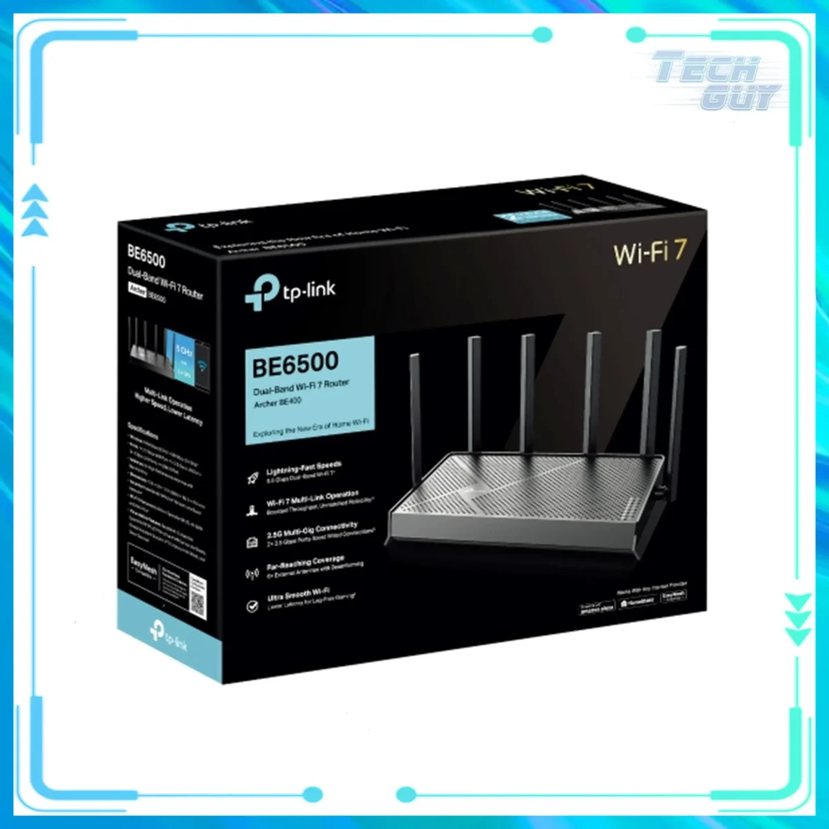 TP-Link Archer BE400 WiFi 7 BE6500 雙頻路由器 2
