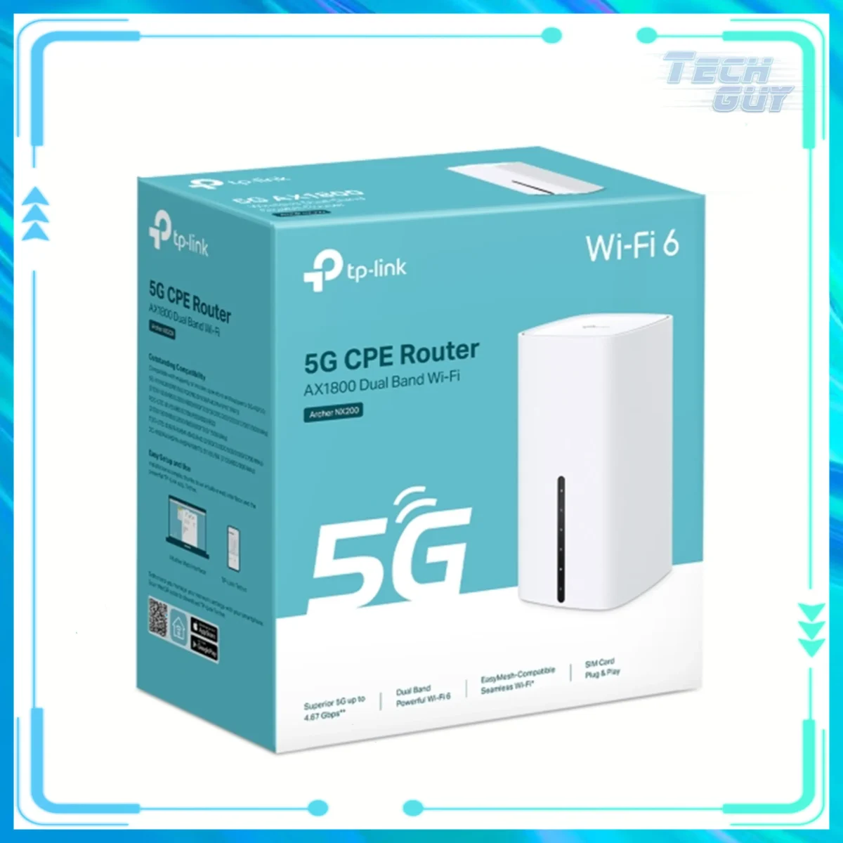 TP-Link Archer NX200 WiFi 6 5G AX1800 雙頻路由器 2
