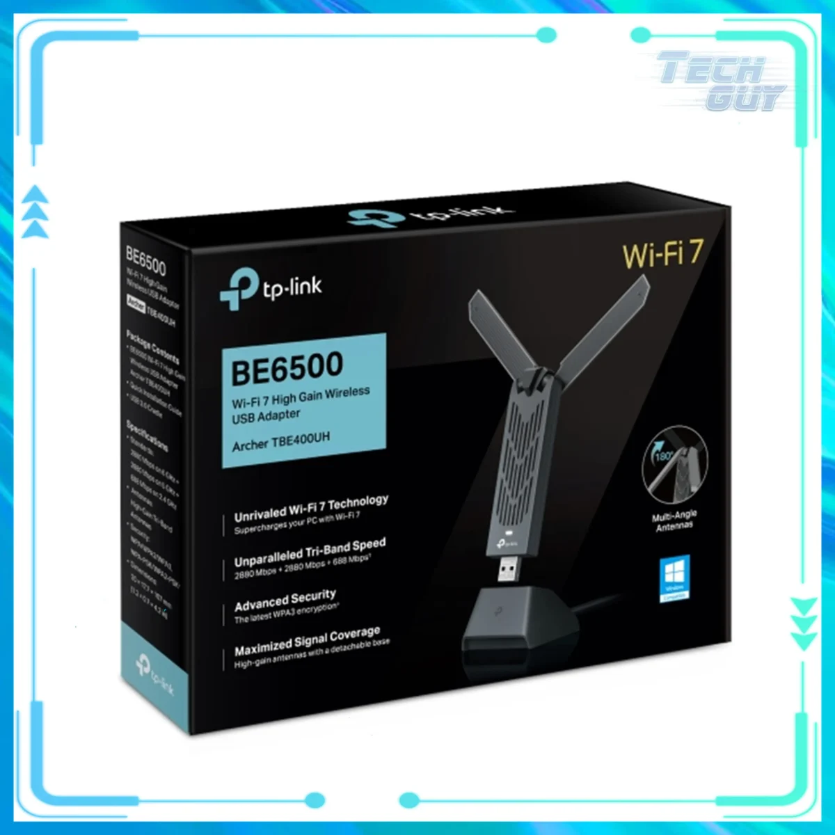 TP-Link Archer TBE400UH WiFi 7 BE6500 USB無線網絡卡 2
