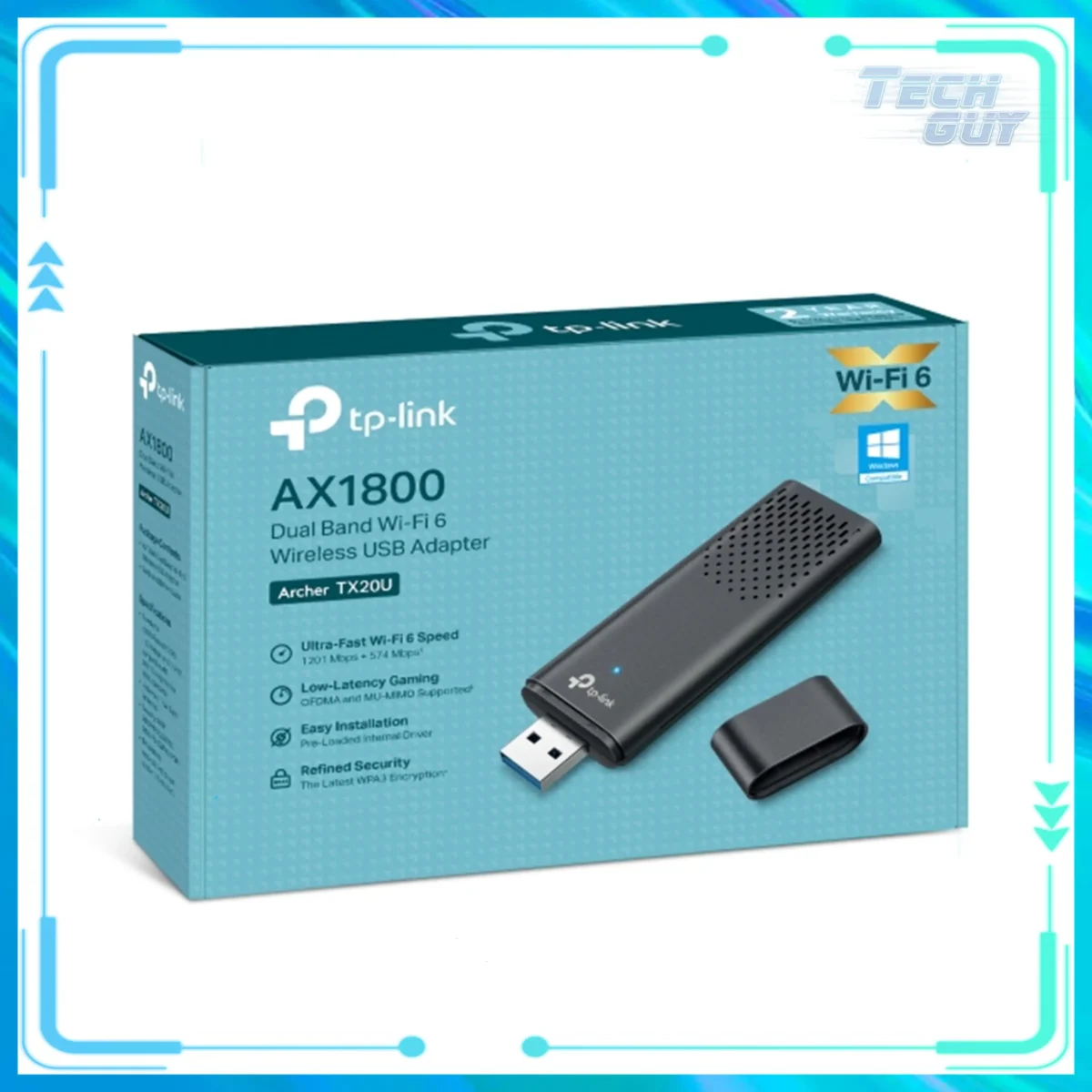 TP-Link Archer TX20U WiFi 6 AX1800 USB無線網絡卡 2