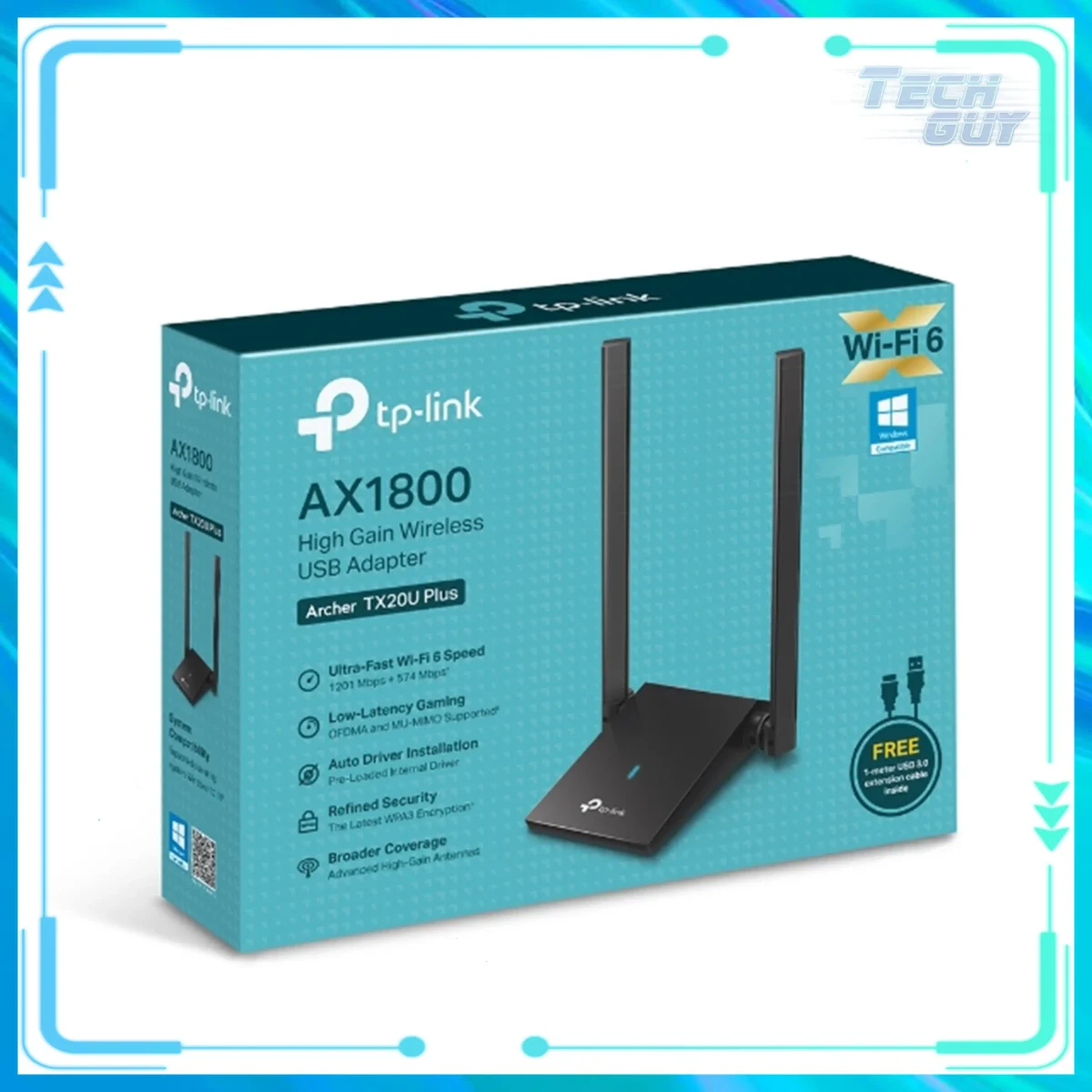 TP-Link Archer TX20U Plus WiFi 6 AX1800 USB無線網絡卡 2