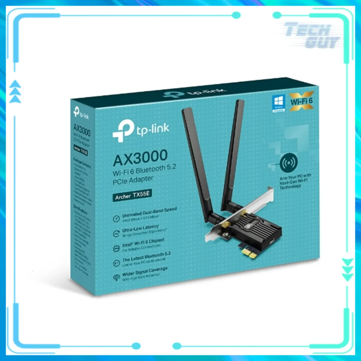 TP-Link Archer TX55E WiFi 6 AX3000 無線網絡卡 1