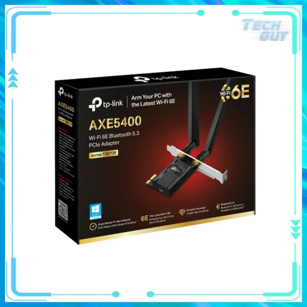 TP-Link Archer TXE72E WiFi 6E AXE5400 無線網絡卡 1