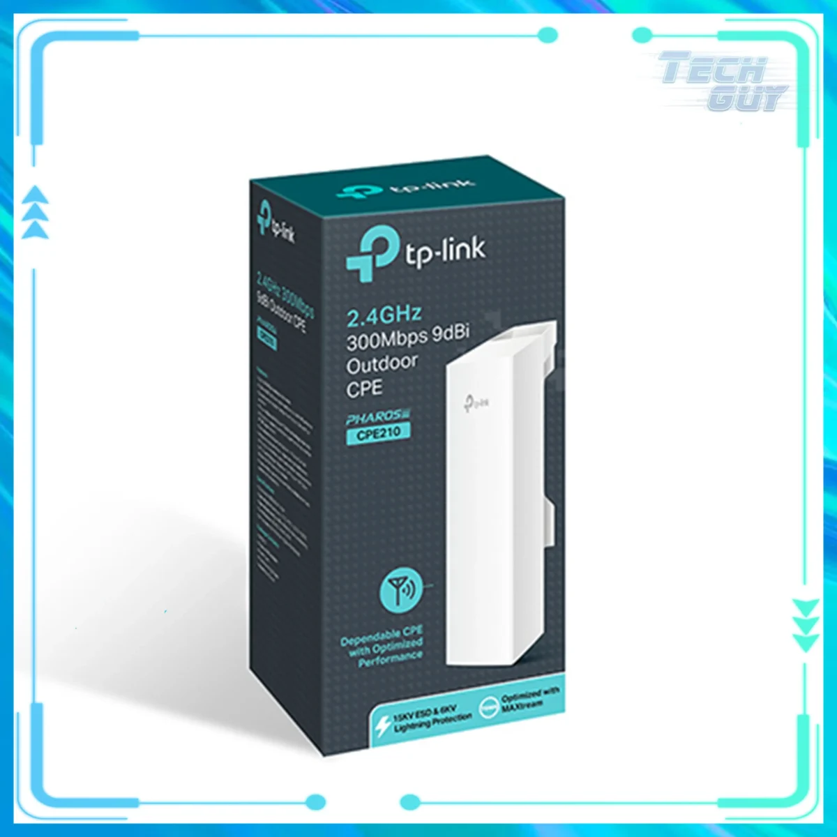 TP-Link CPE210 2.4GHz 300Mbps 9dBi Outdoor CPE 2