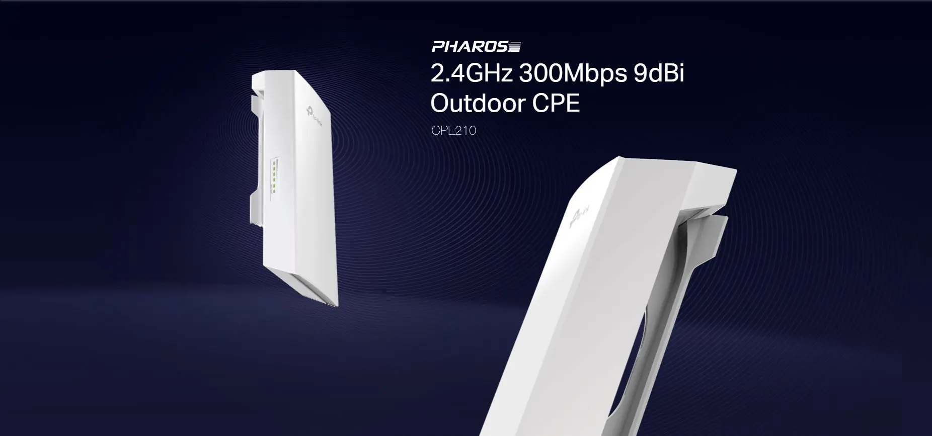TP-Link CPE210 2.4GHz 300Mbps 9dBi Outdoor CPE 3