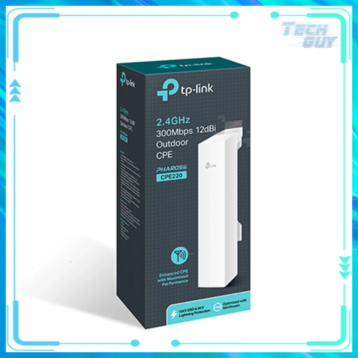 TP-Link CPE220 2.4GHz 300Mbps 12dBi Outdoor CPE 2