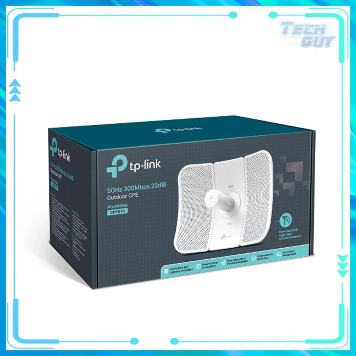 TP-Link CPE610 5GHz 300Mbps 23dBi Outdoor CPE 2