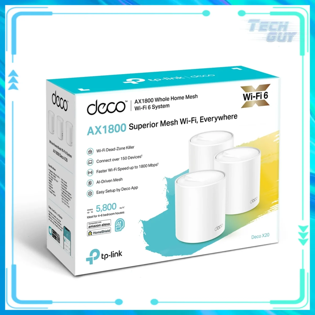 TP-Link Deco X20 WiFi 6 AX1800 雙頻路由器 2