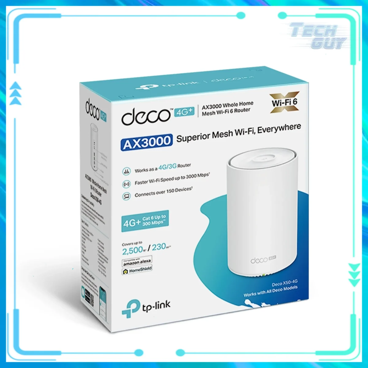 TP-Link Deco X50-4G WiFi 6 AX3000 雙頻路由器 1