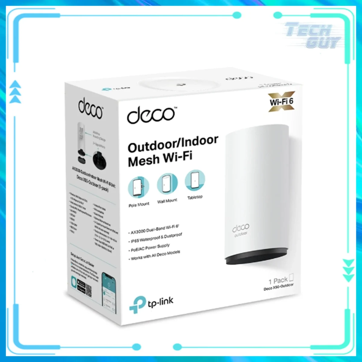 TP-Link Deco X50-Outdoor WiFi 6 AX3000 雙頻路由器 2