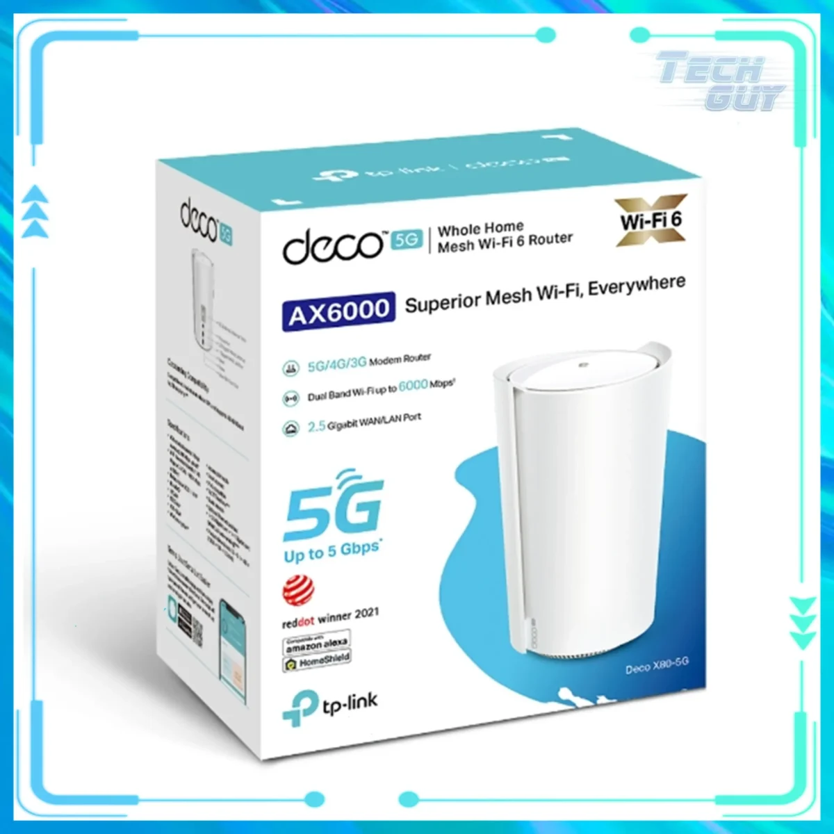 TP-Link Deco X80-5G WiFi 6 AX6000 雙頻路由器 1
