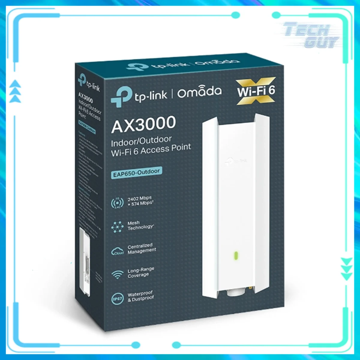 TP-Link EAP650-Outdoor AX3000 WiFi 6 Access Point 2