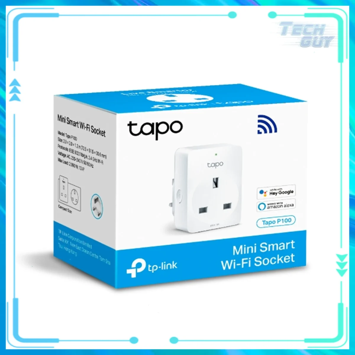 TP-Link Tapo P100 智能插座 (1件裝) 1