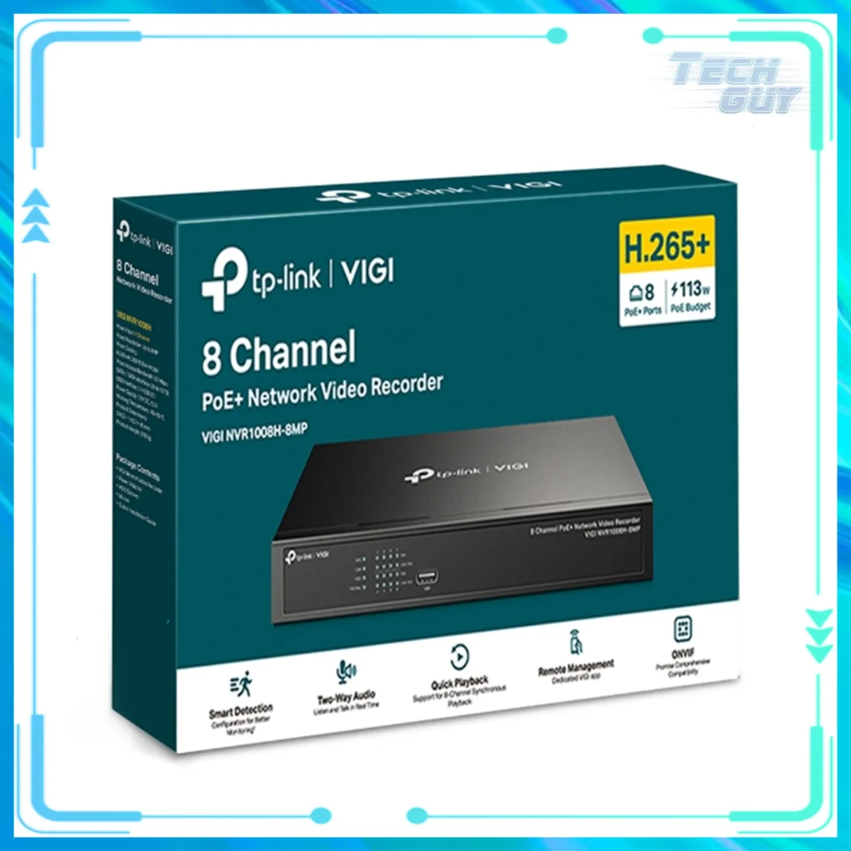 TP-Link VIGI NVR1008H-8MP NVR監控主機 (PoE) 2