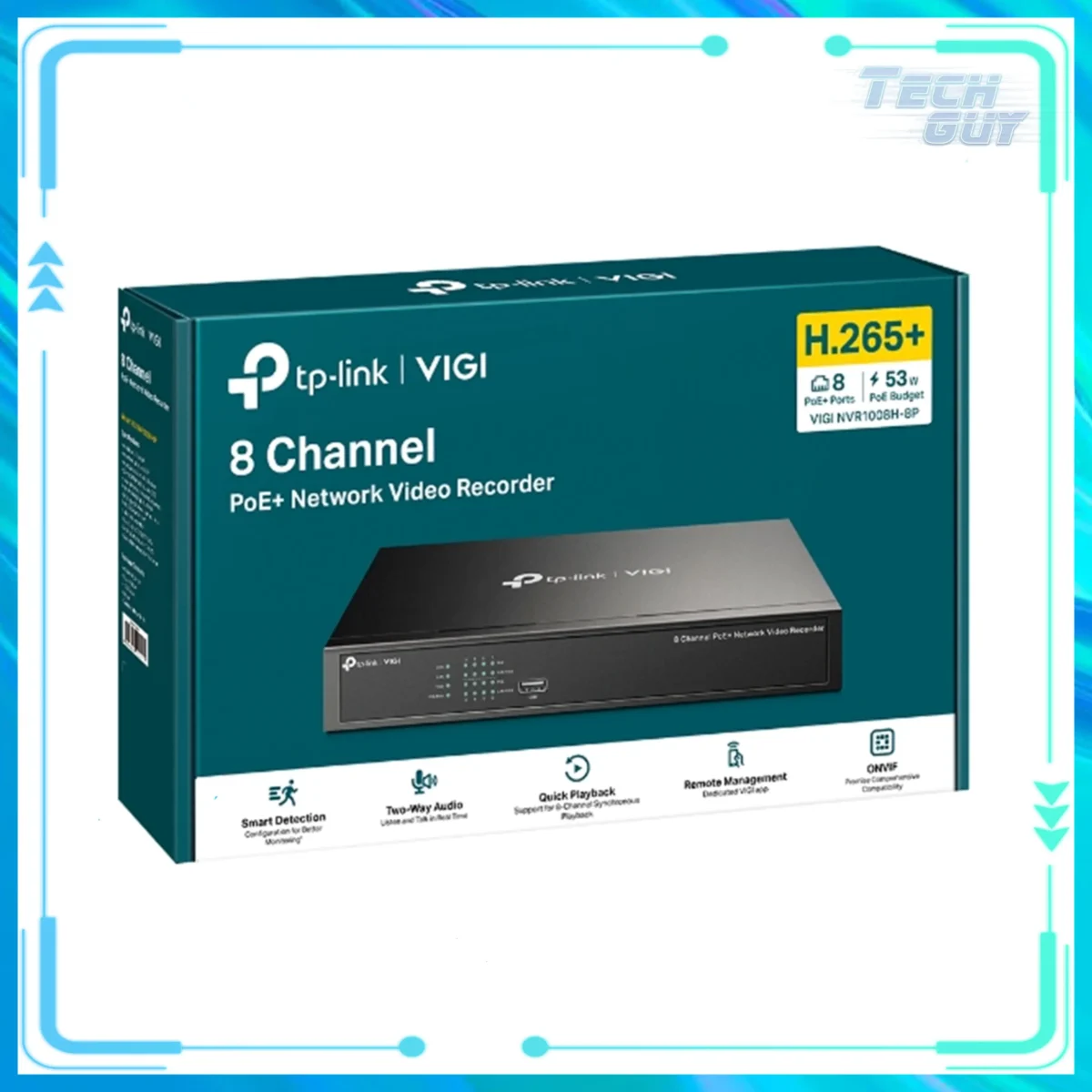 TP-Link VIGI NVR1008H-8P NVR監控主機 (PoE+) 2