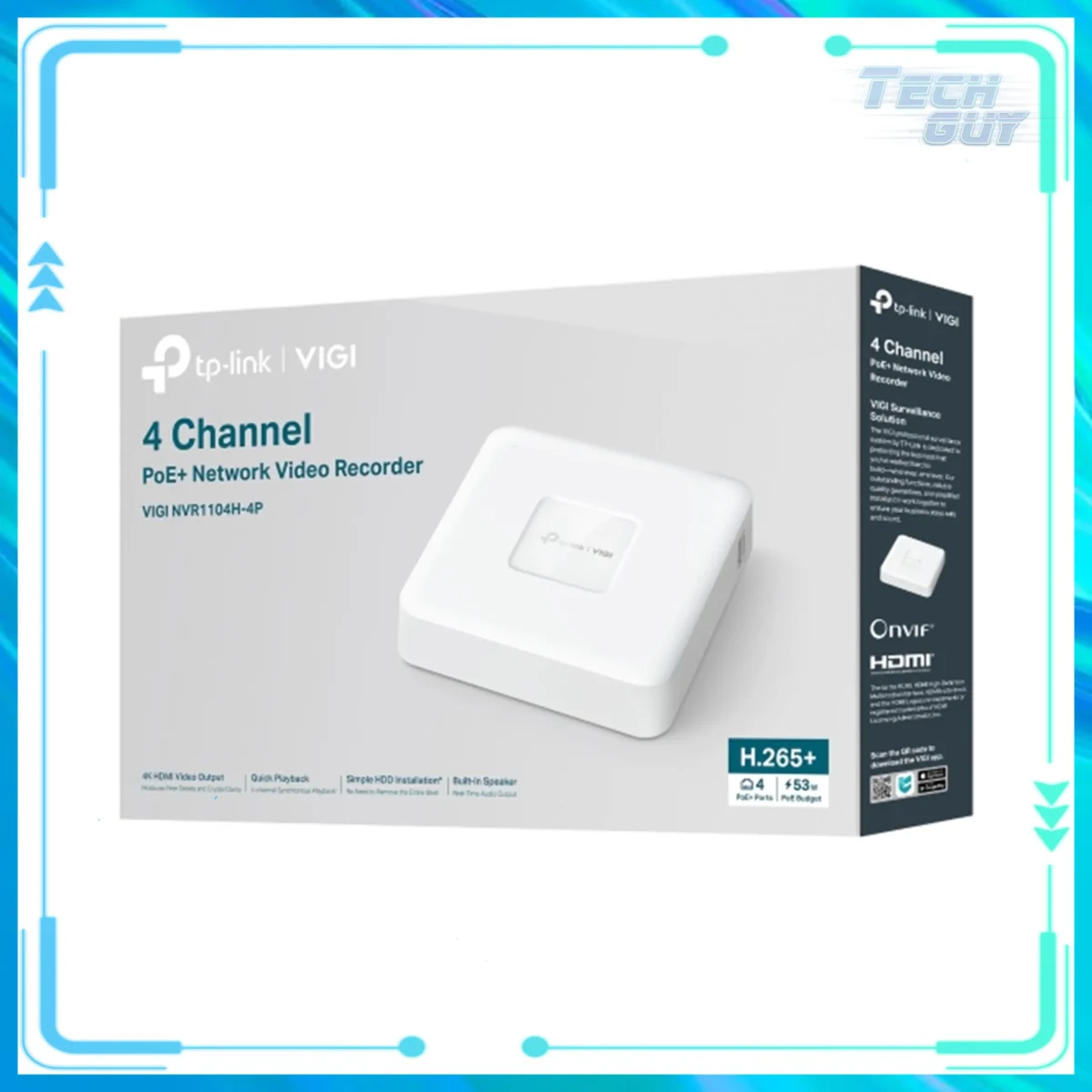 TP-Link VIGI NVR1104H-4P NVR監控主機 (PoE) 2