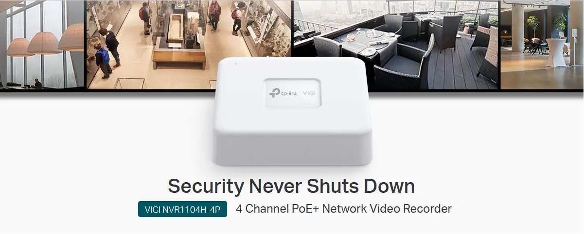 TP-Link VIGI NVR1104H-4P NVR監控主機 (PoE) 3