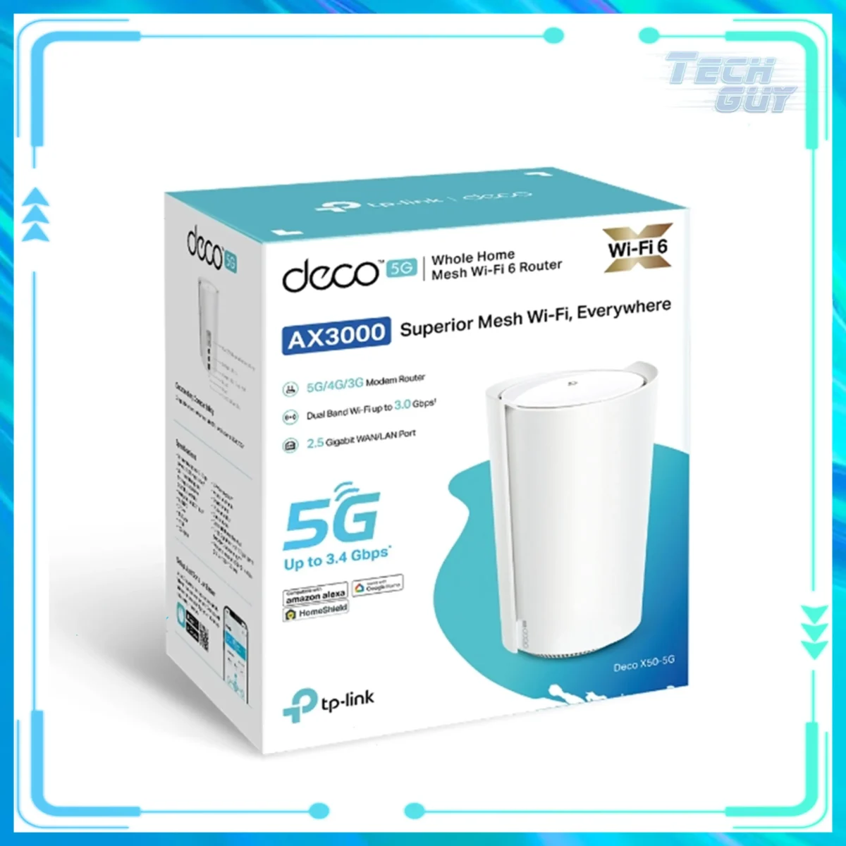 TP-Link Deco X50-5G WiFi 6 AX3000 雙頻路由器 2