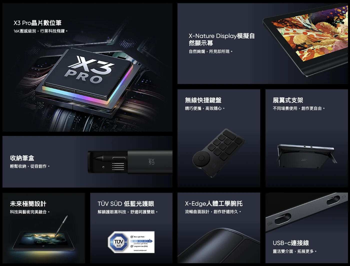Xp-pen Artist Pro 14 Gen 2 16K 數顯繪圖板 1