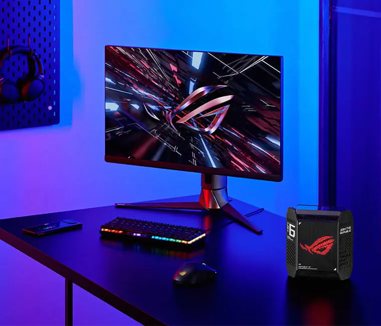 ASUS GT6 AX10000 WIFI 6 三頻路由器 (2件裝) (黑色) 3