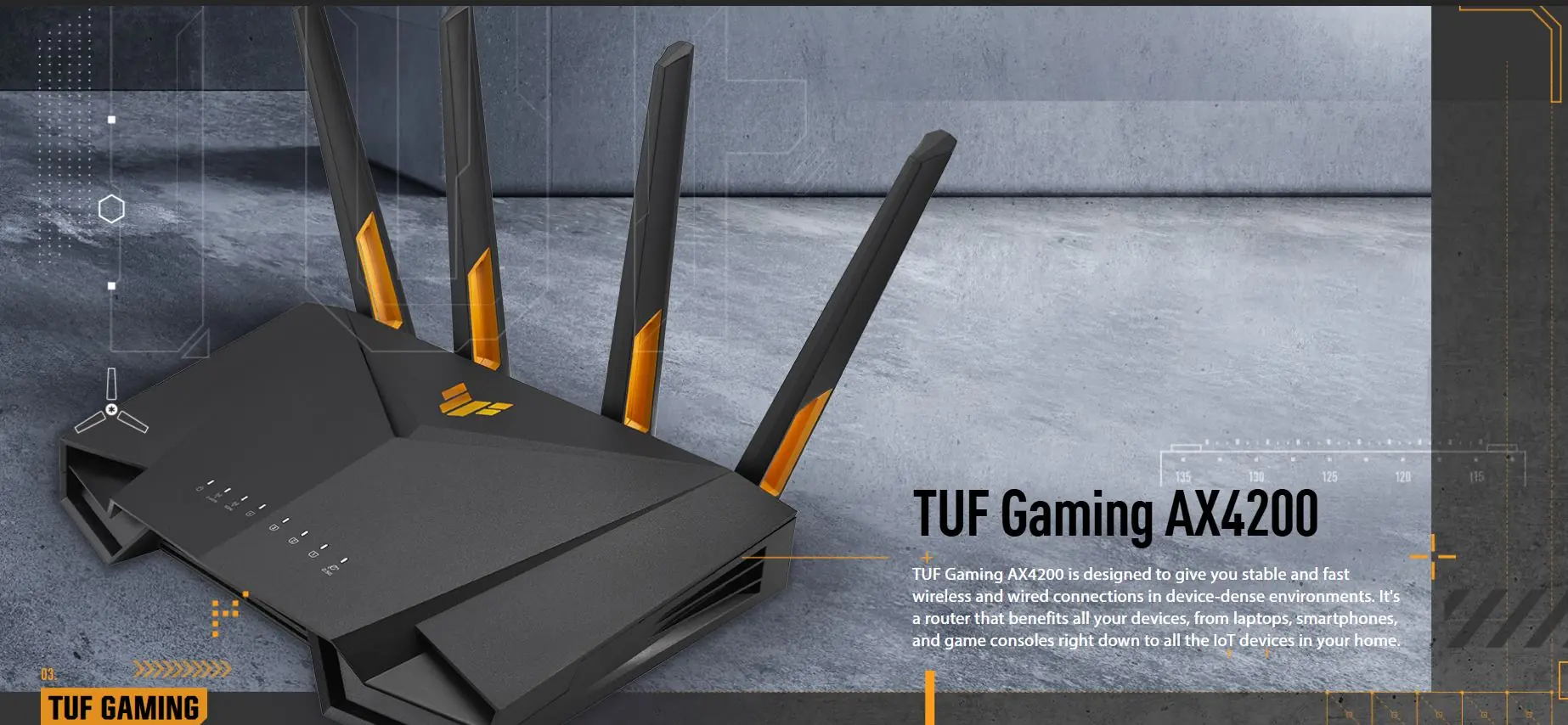 ASUS TUF-AX4200 WIFI 6 雙頻路由器 3