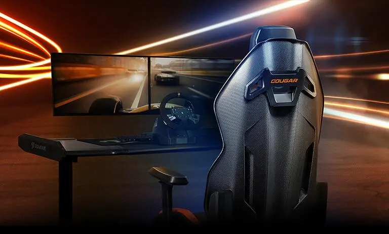 Cougar Hotrod Black 電競椅 3