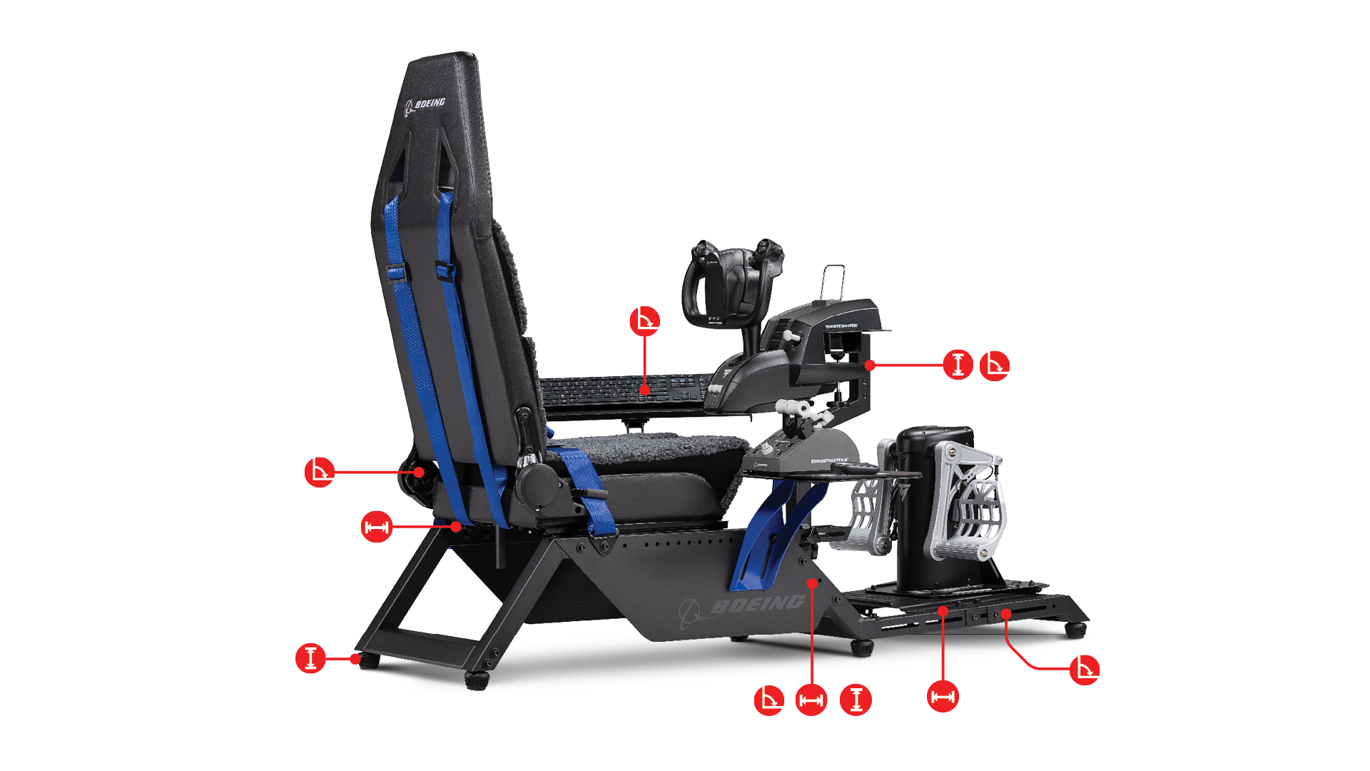 Next Level Racing Flight Simulator: Boeing Commercial (NLR-S027) 飛行模擬器 2