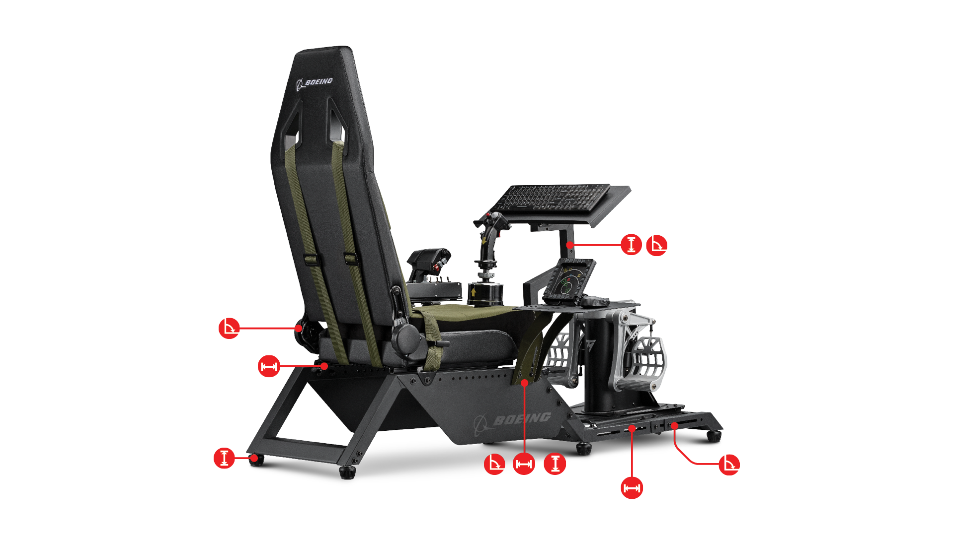 Next Level Racing Flight Simulator: Boeing Military (NLR-S028) 飛行模擬器 3 Next Level Racing Flight Simulator: Boeing Military (NLR-S028) 飛行模擬器 2