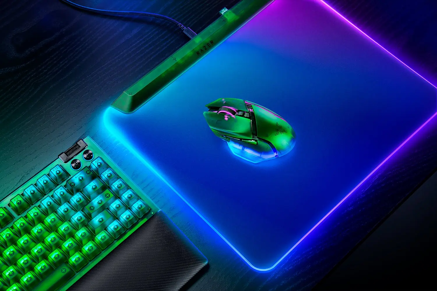 Razer Basilisk V3 Pro 35K Phantom Green Edition 遊戲滑鼠 3