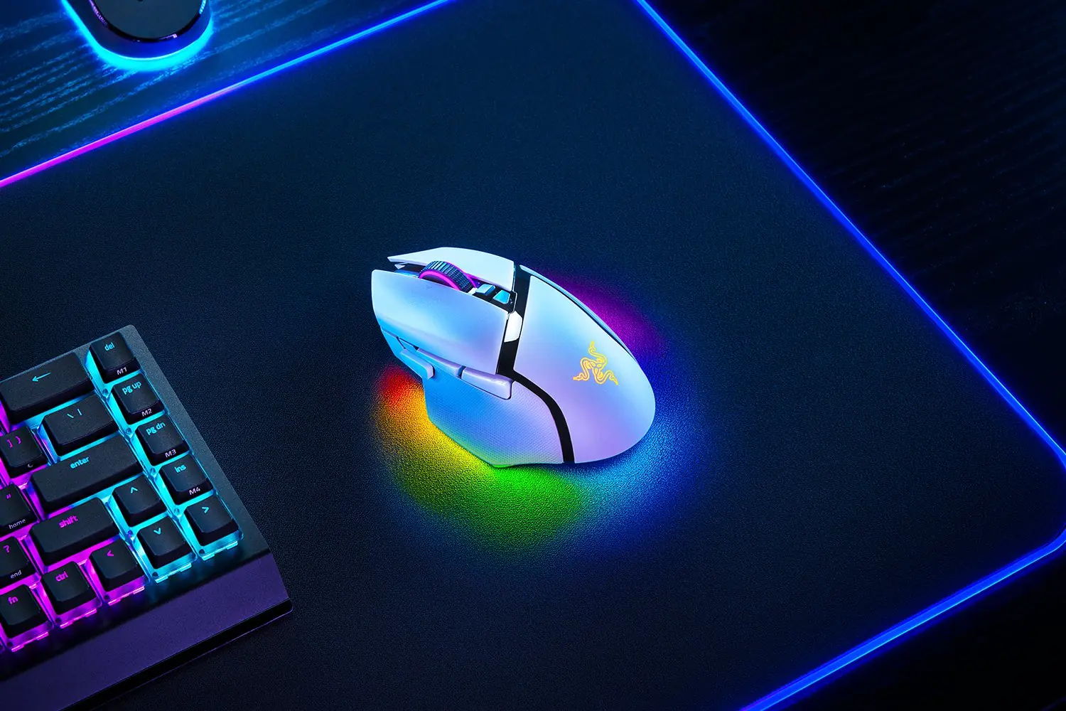 Razer Basilisk V3 Pro 35K 遊戲滑鼠 (白色) 3