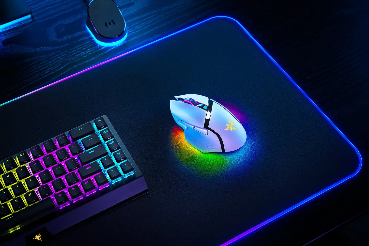 Razer Basilisk V3 Pro 遊戲滑鼠 (白色) 1