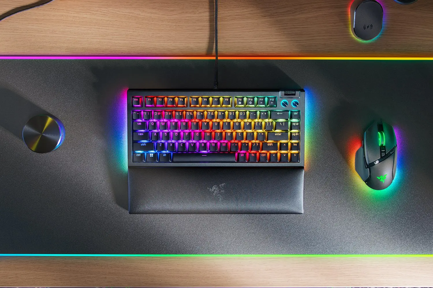 Razer BlackWidow V4 75% 機械鍵盤 (橘軸) 黑色 2