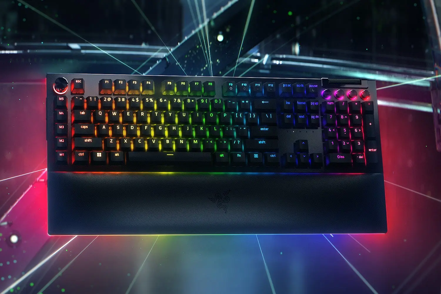 Razer BlackWidow V4 Pro 機械鍵盤 (黃軸) 3