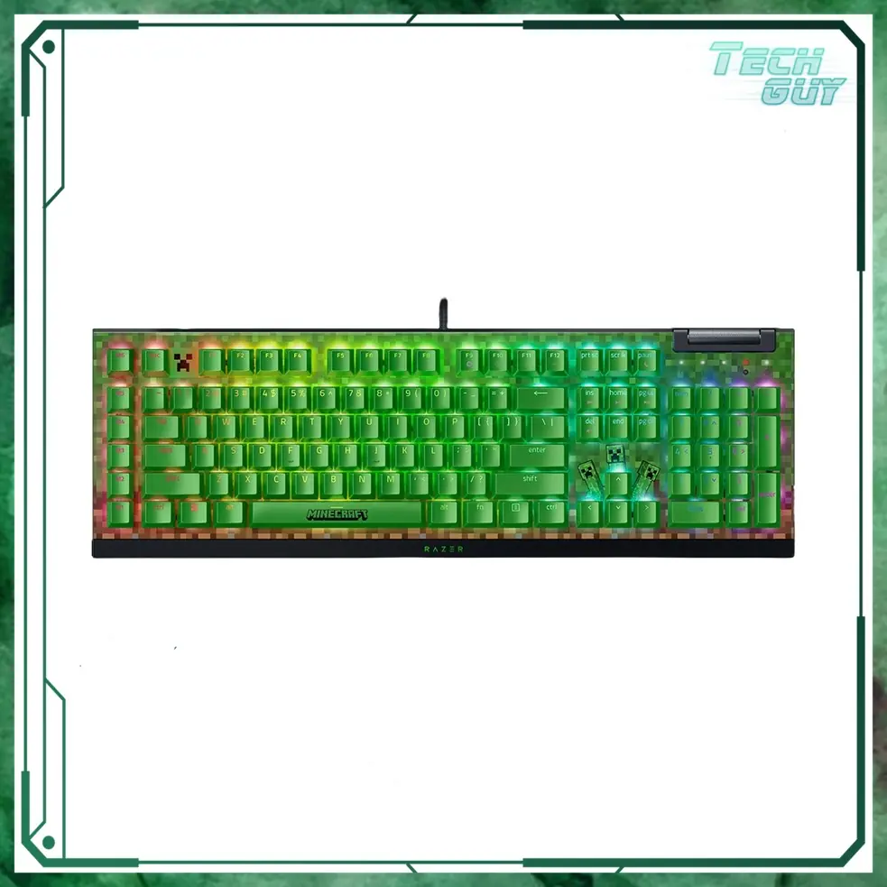 Razer BlackWidow V4 X Minecraft Edition