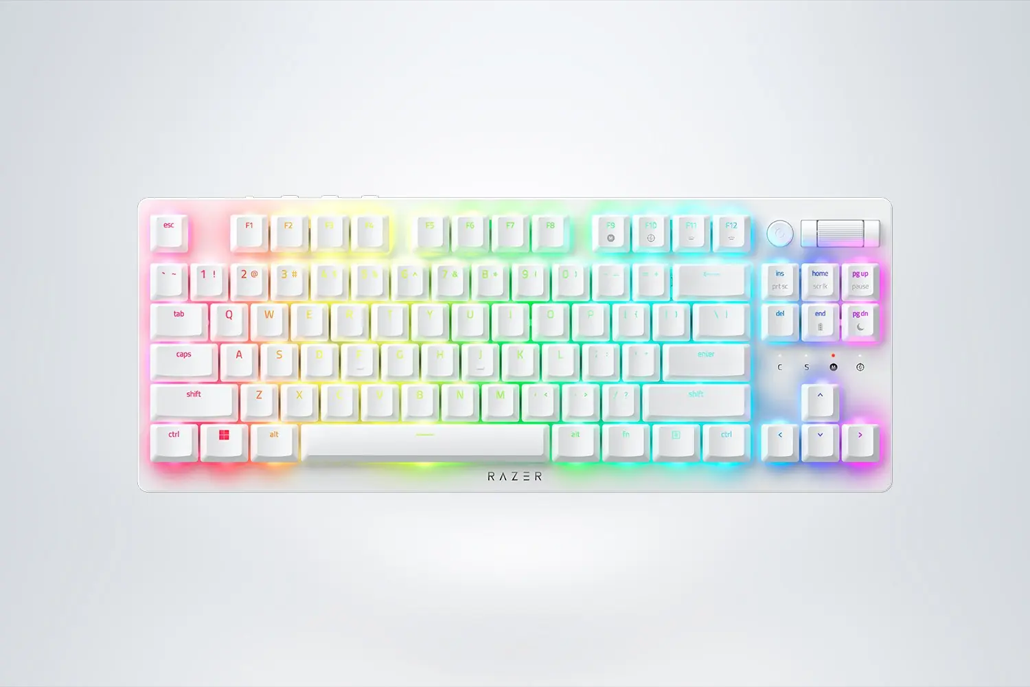 Razer DeathStalker V2 Pro Tenkeyless 機械鍵盤 (紅軸) 白色 3