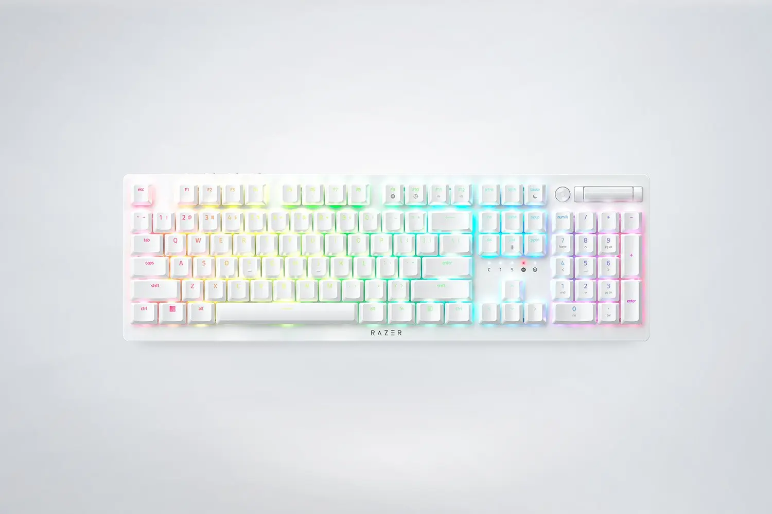 Razer DeathStalker V2 Pro 機械鍵盤 (紫軸) 白色 4