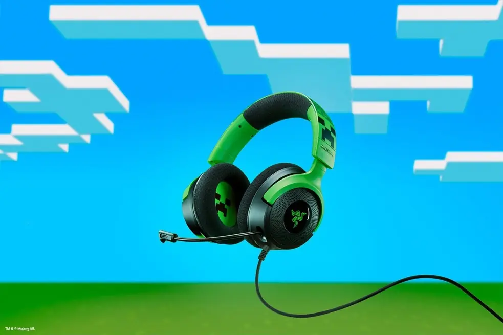 Razer Kraken V4 X Minecraft Edition 有線電競耳機 3