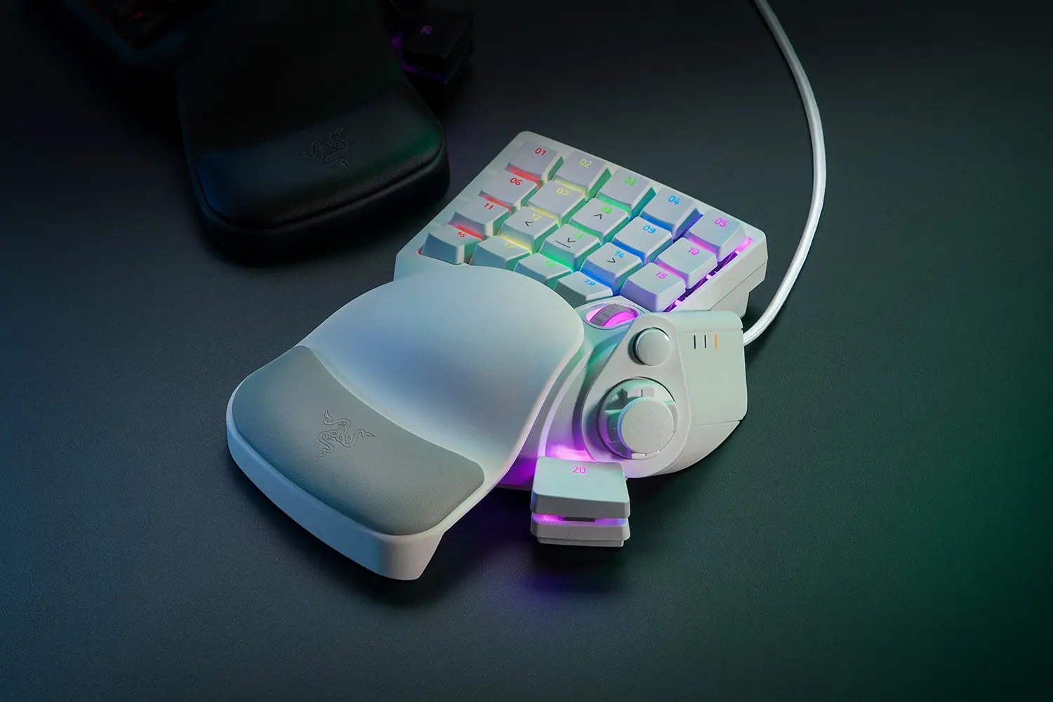 Razer Tartarus Pro Mercury Edition 機械鍵盤 (光軸) 1