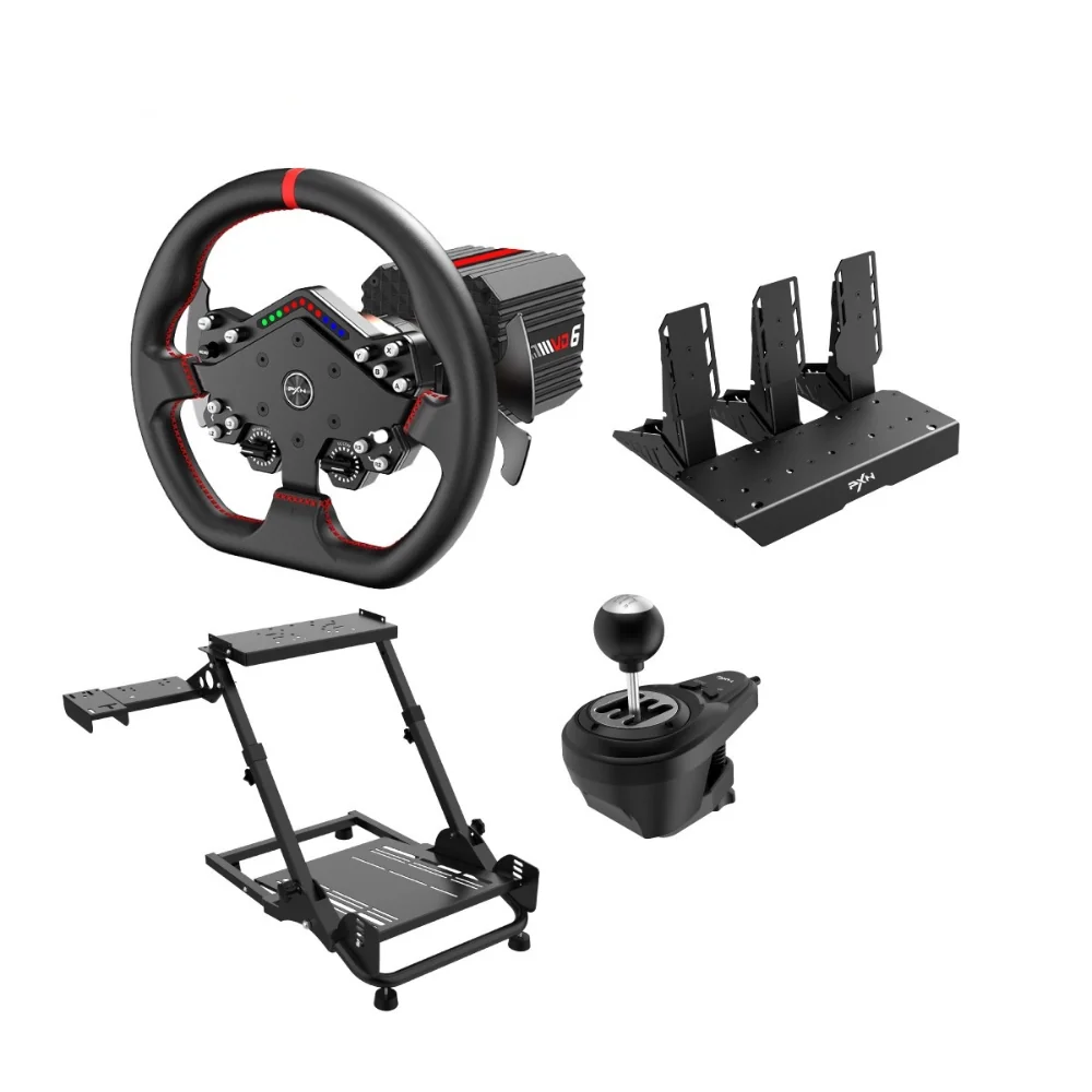 pxn-vd6-google PXN VD6 直驅軚盤套裝 (車架 腳踏 波棍):圖片 1