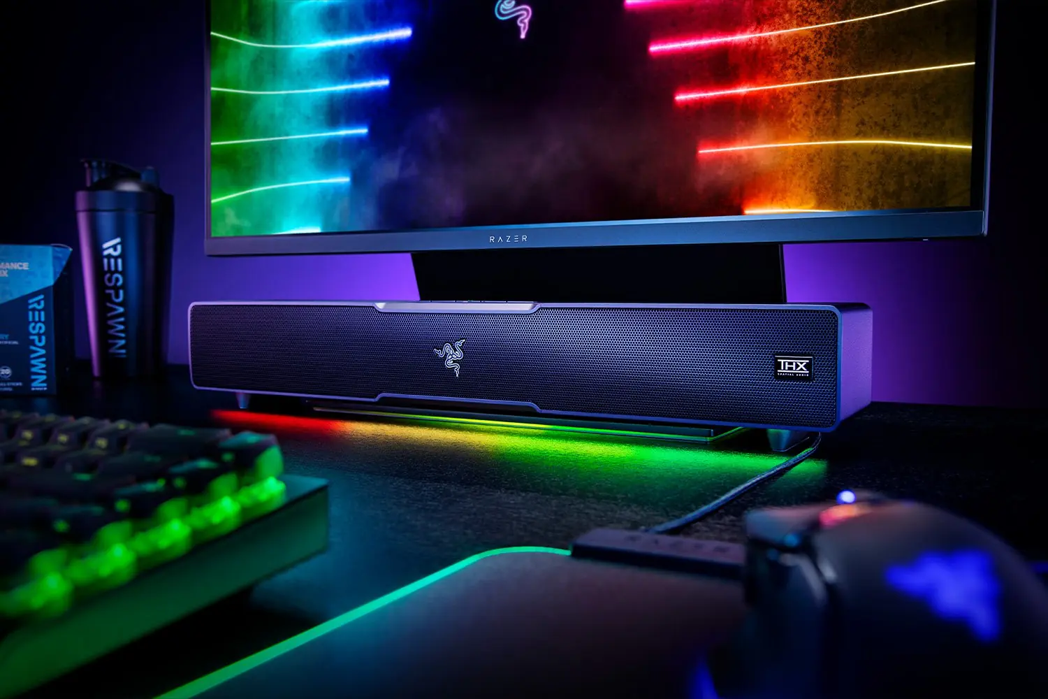 Razer Leviathan V2 電腦遊戲 Soundbar 3
