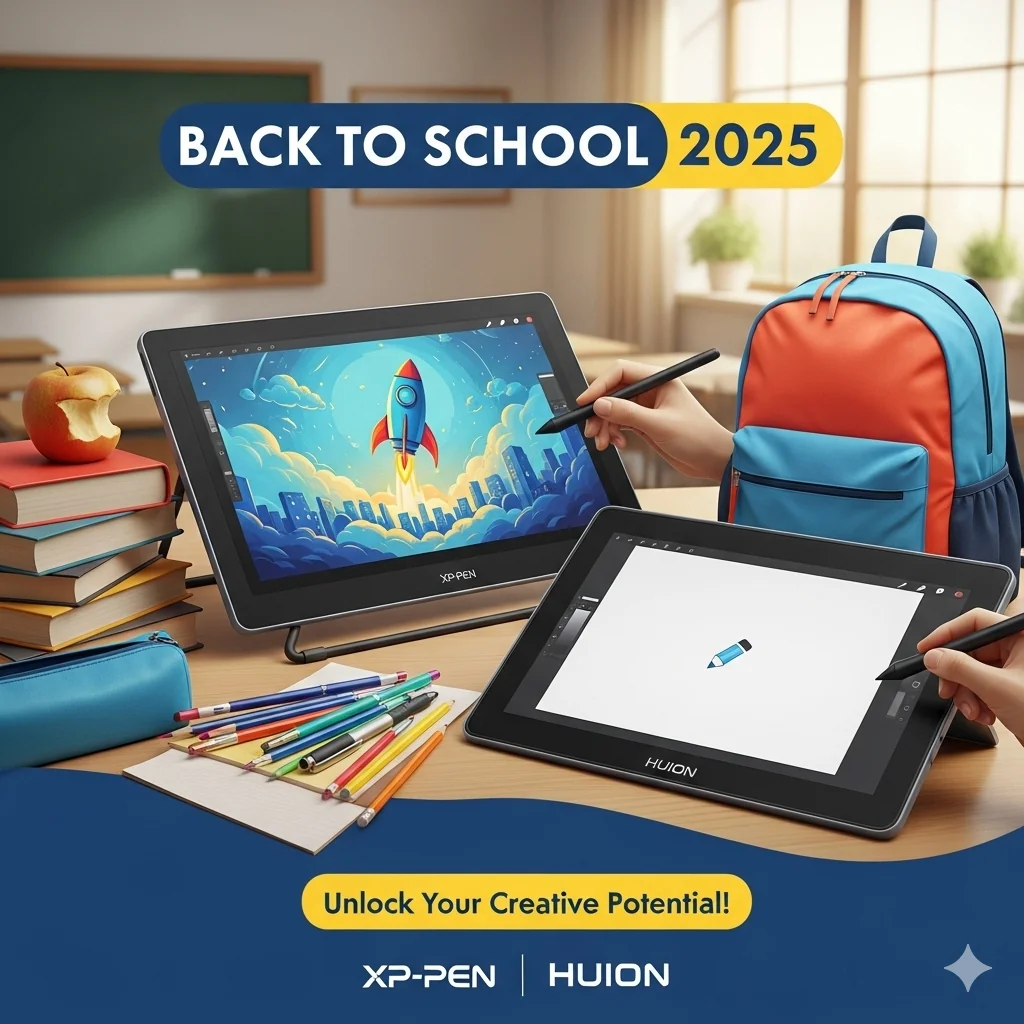 2025 Back To School (XP-PEN , HUION) 1 xp-pen huion back to school