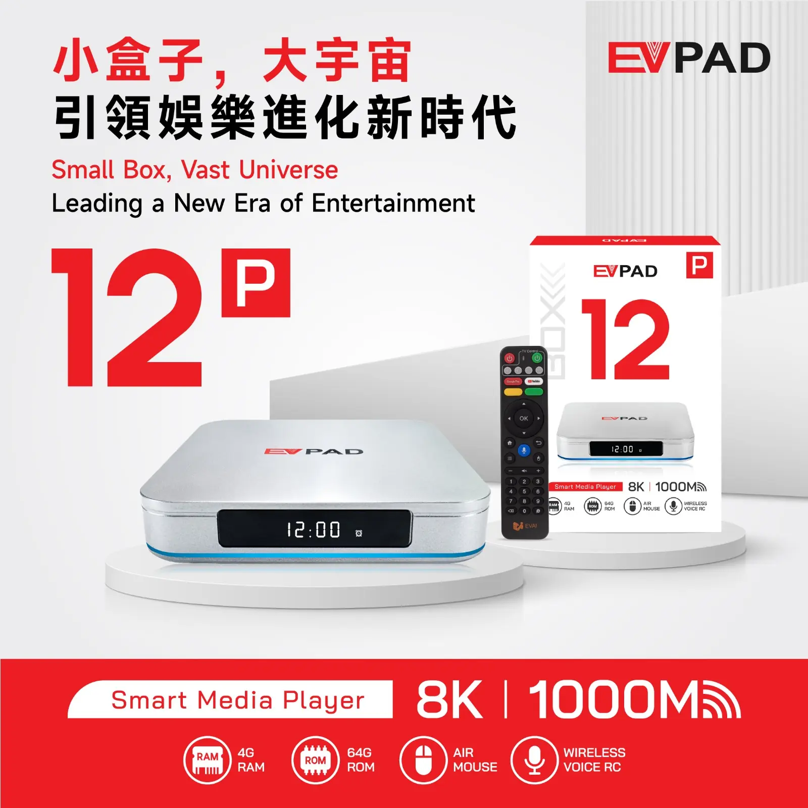 (優惠碼再減)Evpad 12P 智能影音電視盒子 3