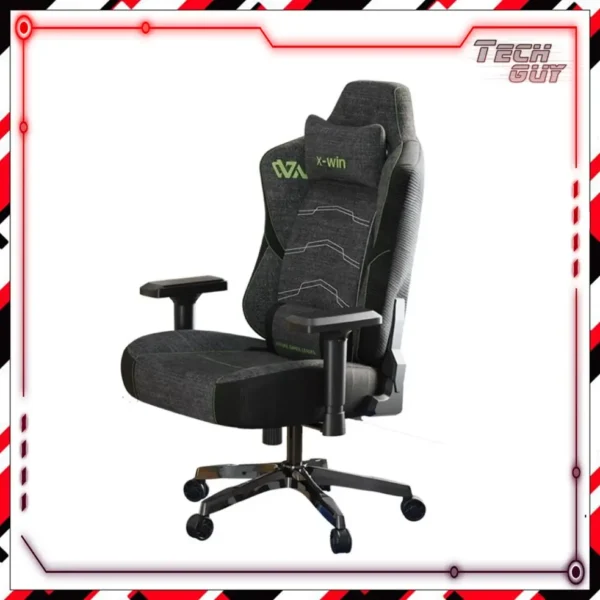 X-Win 布藝透氣網料電競椅 (灰色) CG-02A