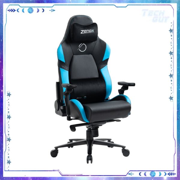 Zenox Jupiter Mk-2 Gaming Chair 電競椅 (Leather/Sky Blue)