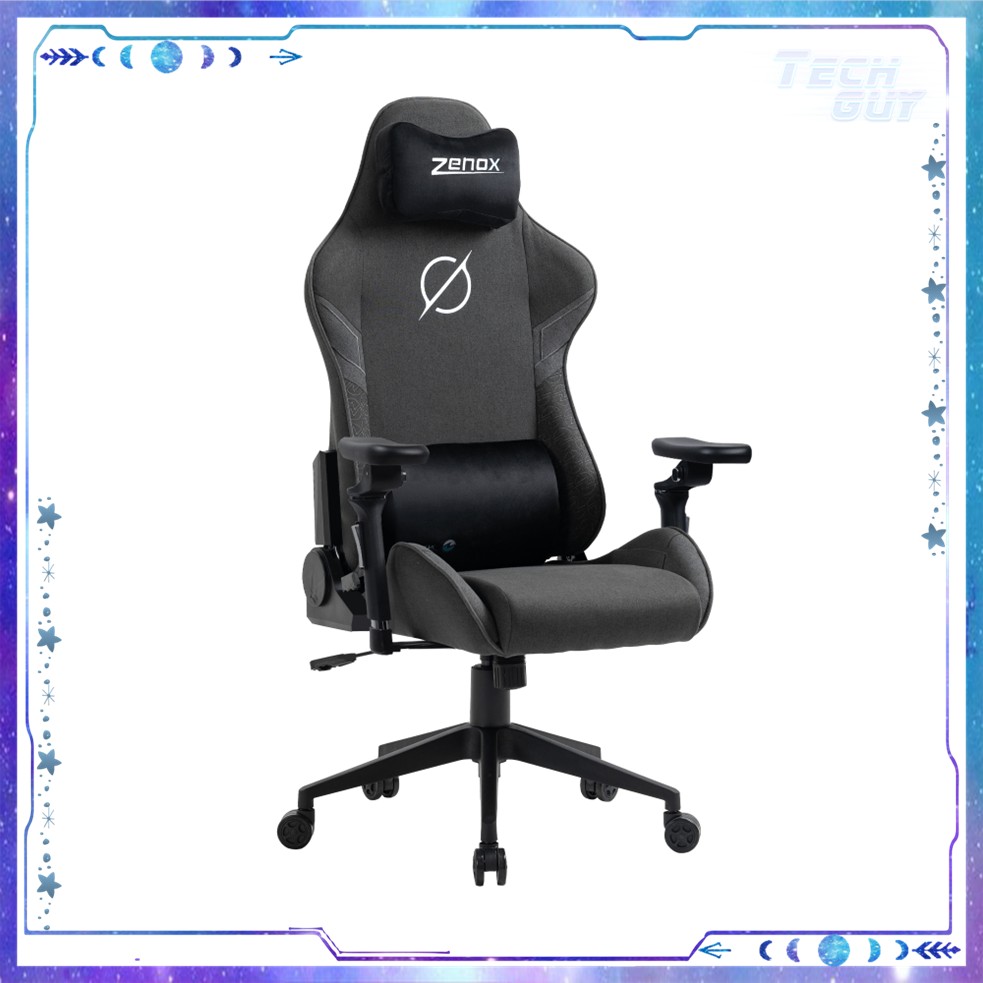 Zenox Saturn Mk-2 Gaming Chair (FabricCharcoal) (1) Zenox Saturn Mk-2 Gaming Chair 電競椅 (Fabric/Charcoal)